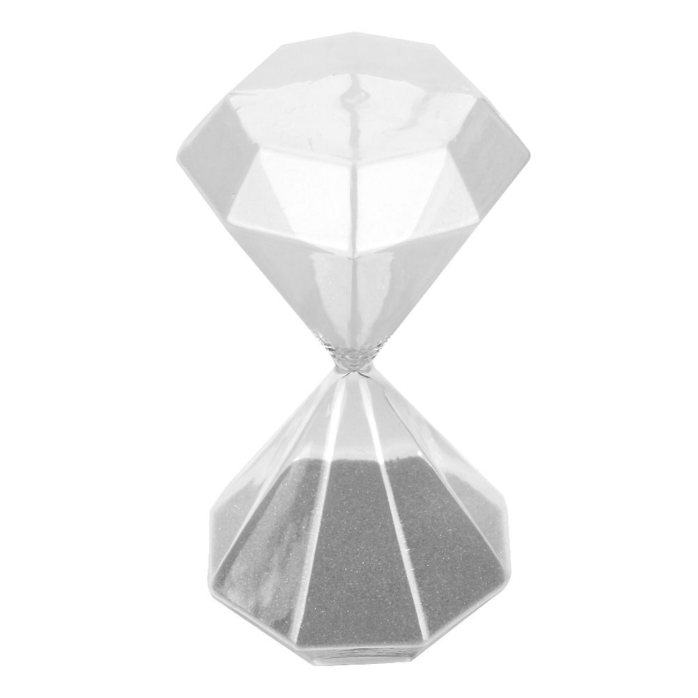 15 Minutes Diamond Shaped Hourglass Sand Timer Sand Glass Desktop Ornament view 4