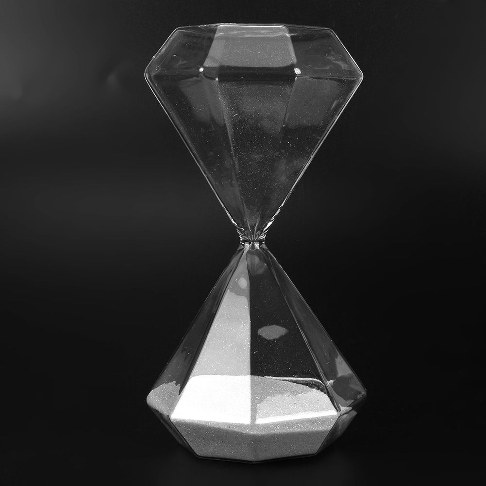 15 Minutes Diamond Shaped Hourglass Sand Timer Sand Glass Desktop Ornament view 6