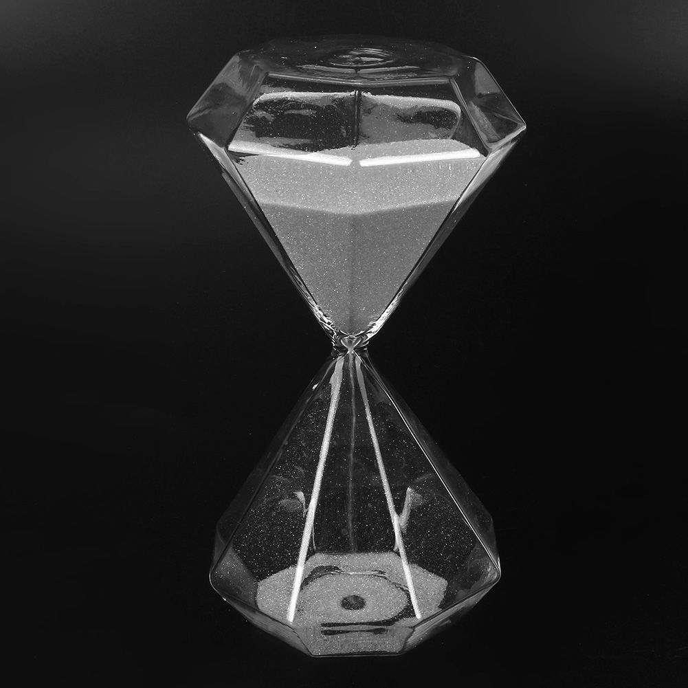 15 Minutes Diamond Shaped Hourglass Sand Timer Sand Glass Desktop Ornament view 10