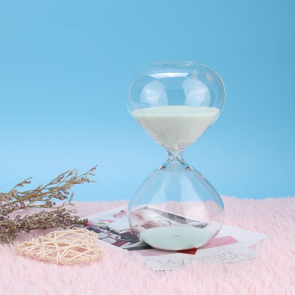 15 Minutes Cylinder Shaped Hourglass Sand Timer Sand Glass Desktop Ornament view 3