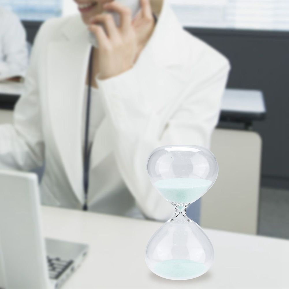 15 Minutes Cylinder Shaped Hourglass Sand Timer Sand Glass Desktop Ornament view 5