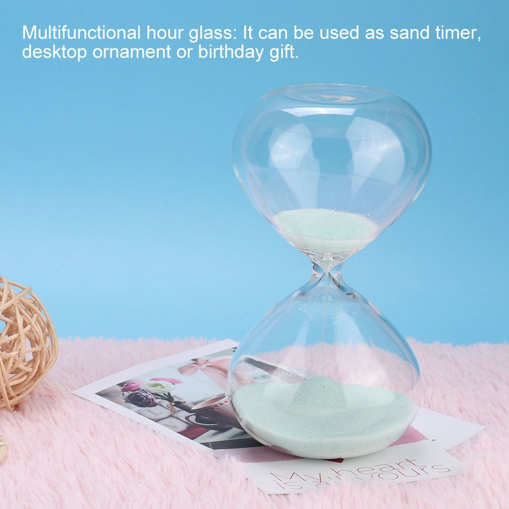 15 Minutes Cylinder Shaped Hourglass Sand Timer Sand Glass Desktop Ornament view 9