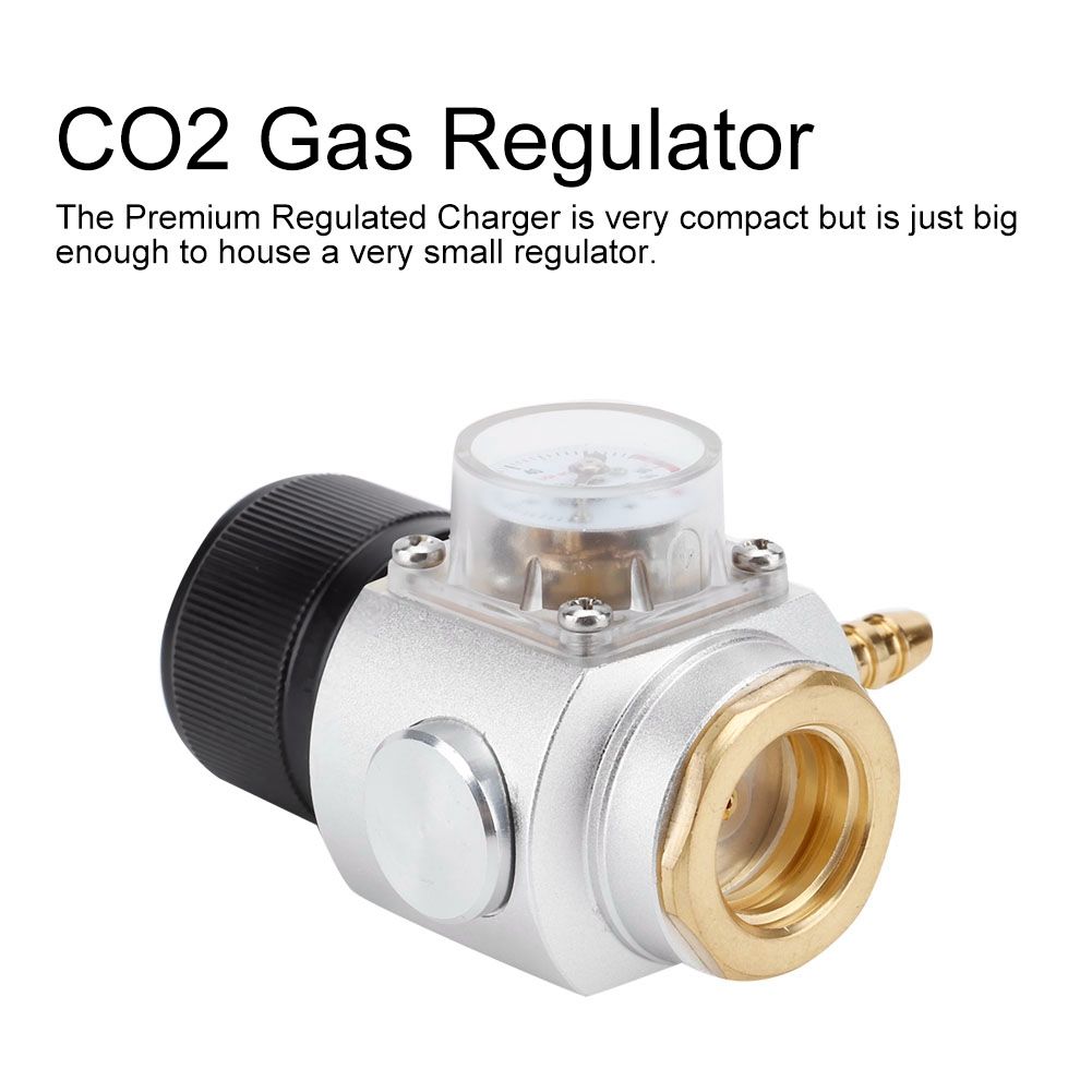 CO2 Mini Gas Regulator T21 * 4 Soda Pressure Gauge Wire CO2 Charger Kit 0-90 view 9