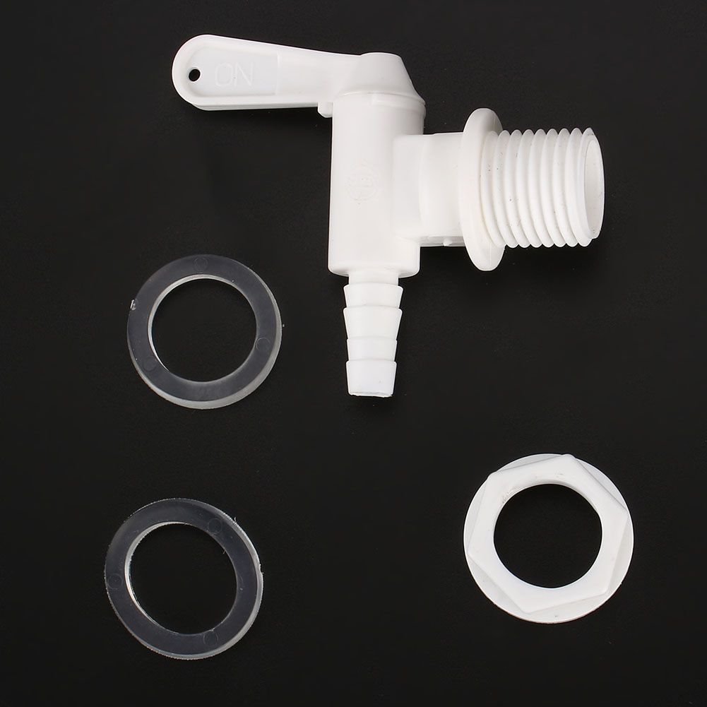 3/8" White Plastic Beer Brew Bucket Tap Faucet for Home Beer Brewing view 4