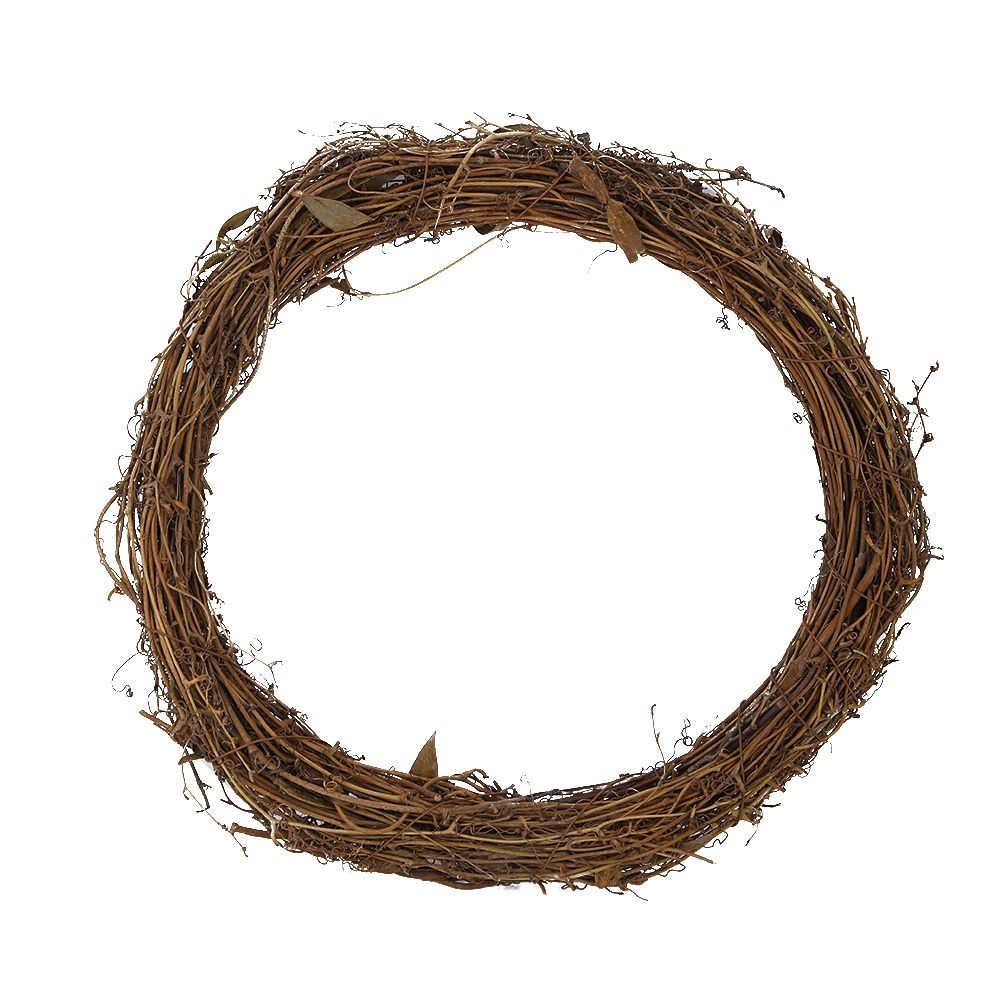DIY Home Garden Decoration 30cm/11.8in Rattan Wreath Wedding Party Vine view 2
