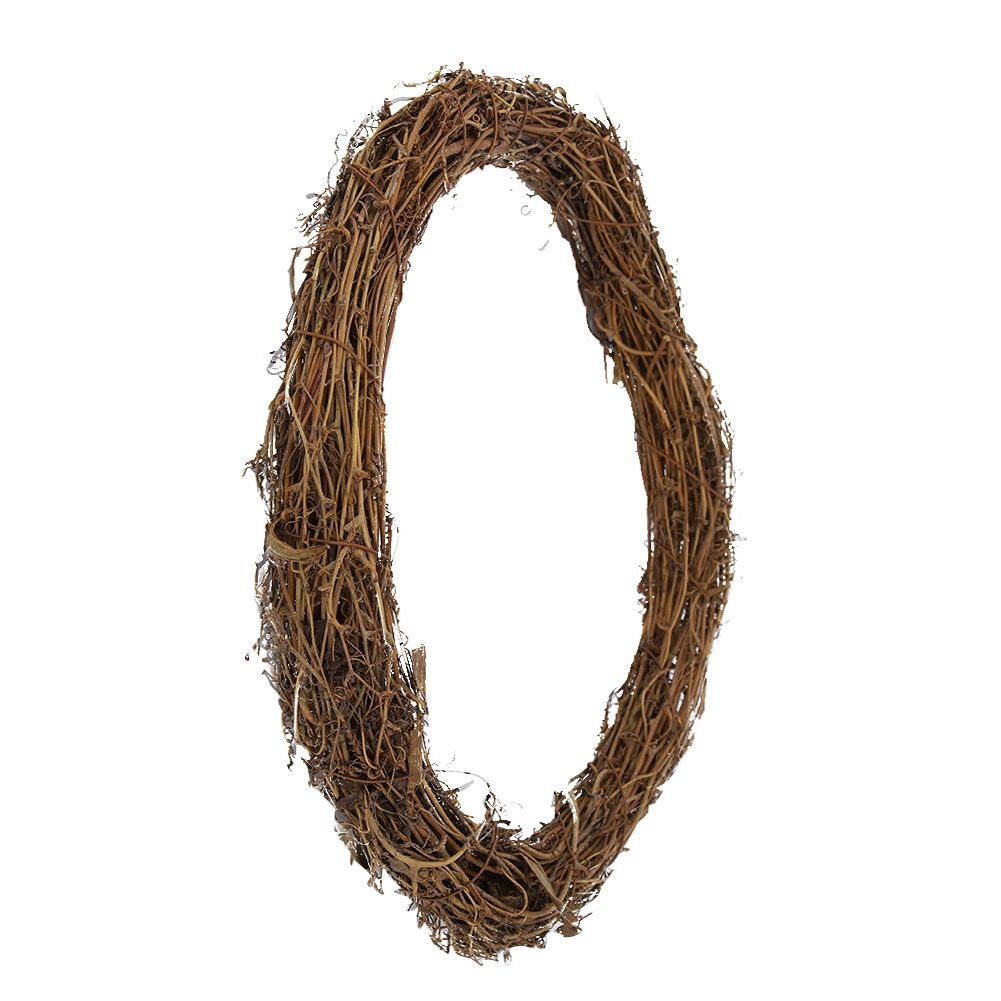 DIY Home Garden Decoration 30cm/11.8in Rattan Wreath Wedding Party Vine view 4