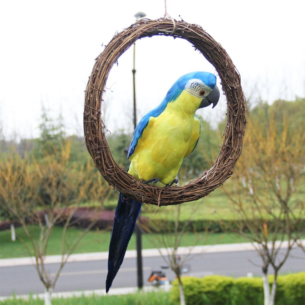 DIY Home Garden Decoration 30cm/11.8in Rattan Wreath Wedding Party Vine view 6