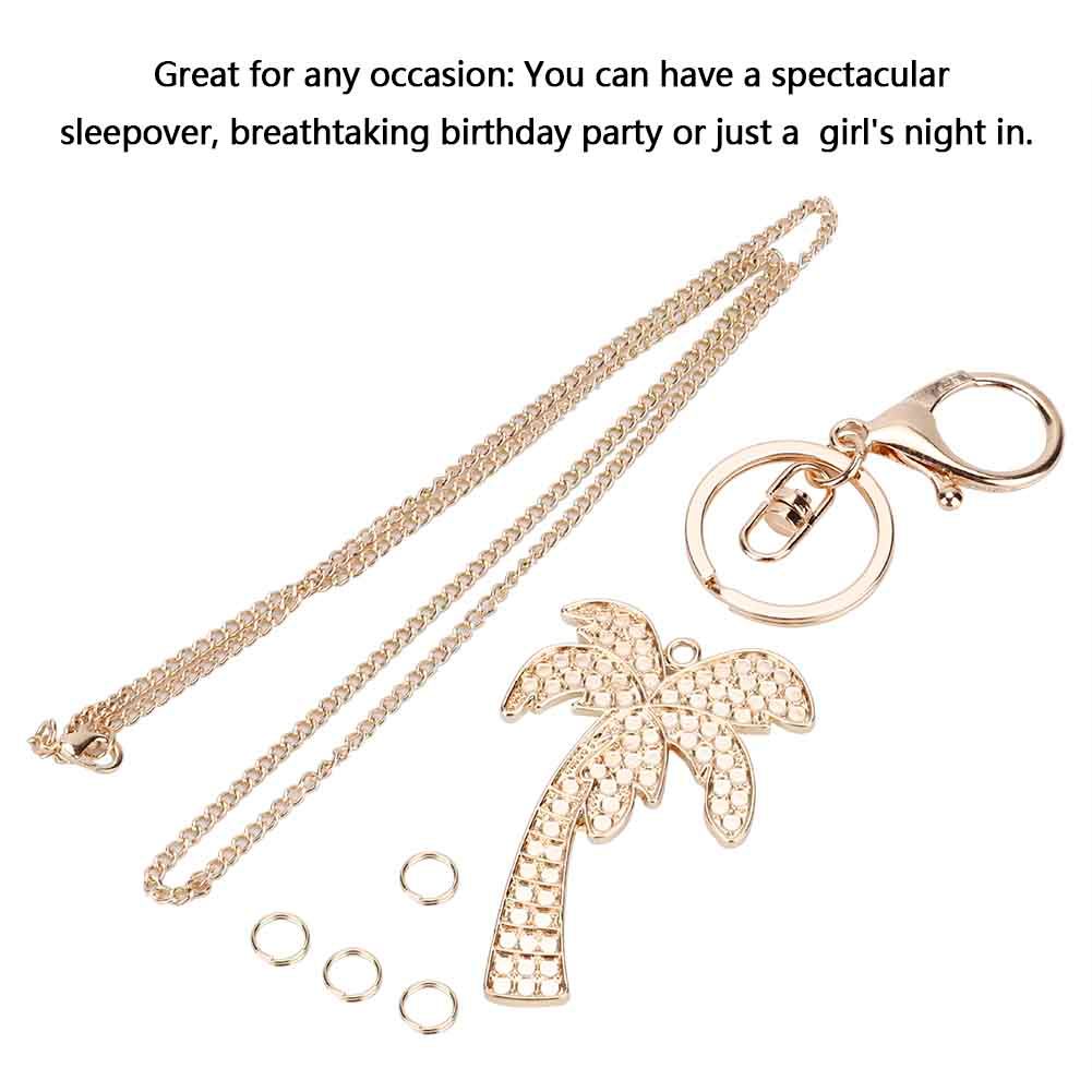 TreE shape DIY Girls Jewelry Making Kit Necklace Pendant and Bracelet Crafting view 11