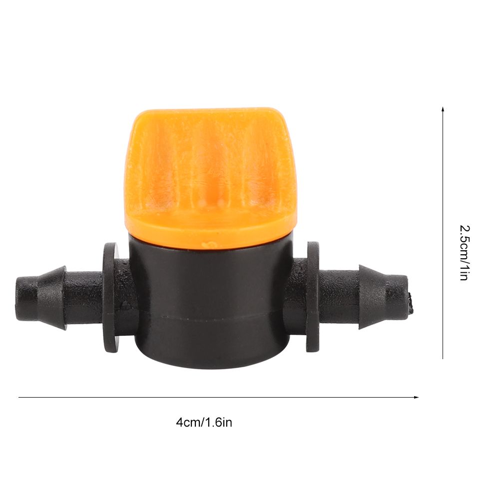 100Pcs Garden Irrigation 2 Way PVC 4/7 Waterstop Straight Connector Hose Valve view 9