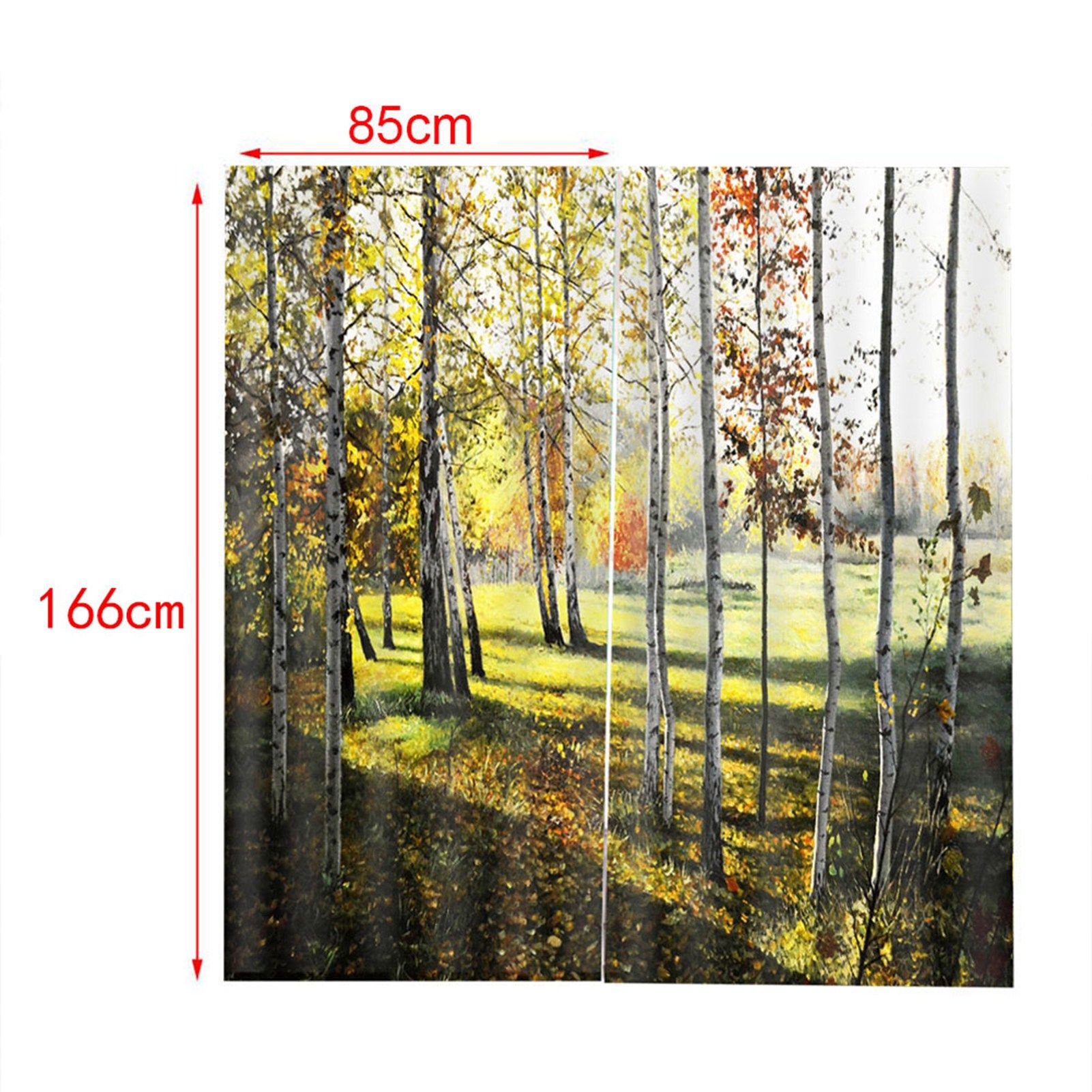 Modern Living Room Bedroom High Quality Window Full Shade Printing Curtain view 8
