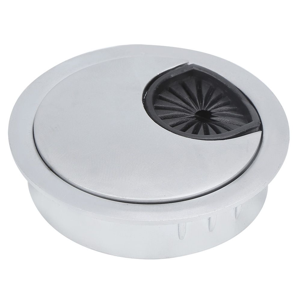 5 Pcs Alloy ABS Threading Hole Computer Desk Hole Thread Grommet Cover (Hole view 4