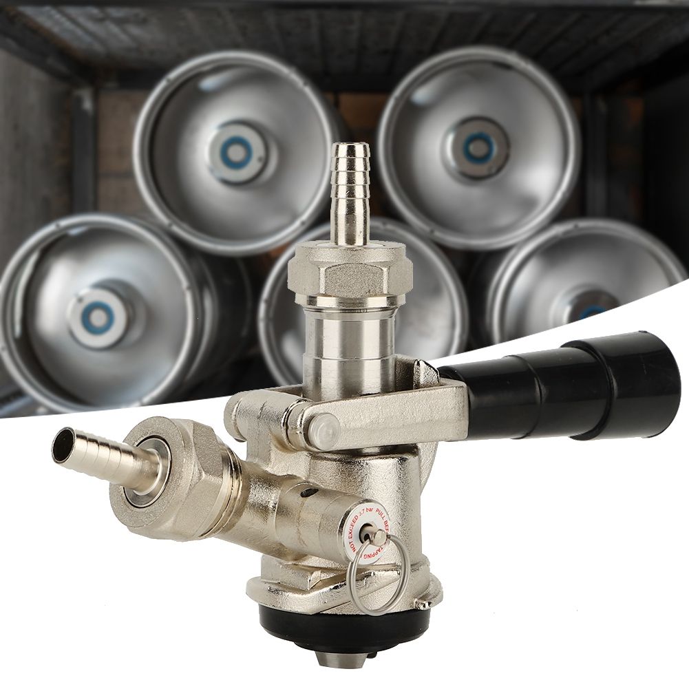 Beer Keg Coupler D Type System with Safety Pressure Relief Valve for US Domestic view 4