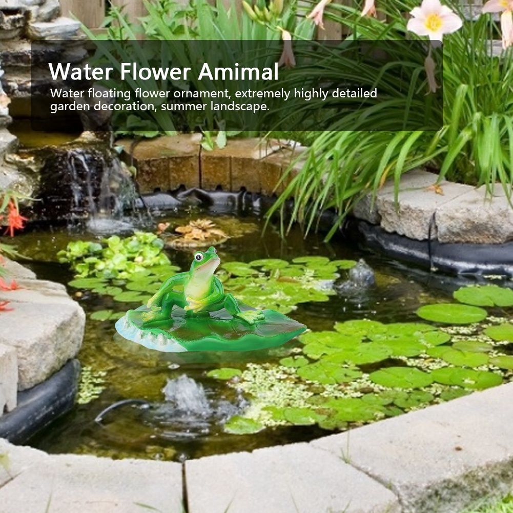Artificial Floating Water Flower Amimal Pond for Home and Party Decoration and view 7