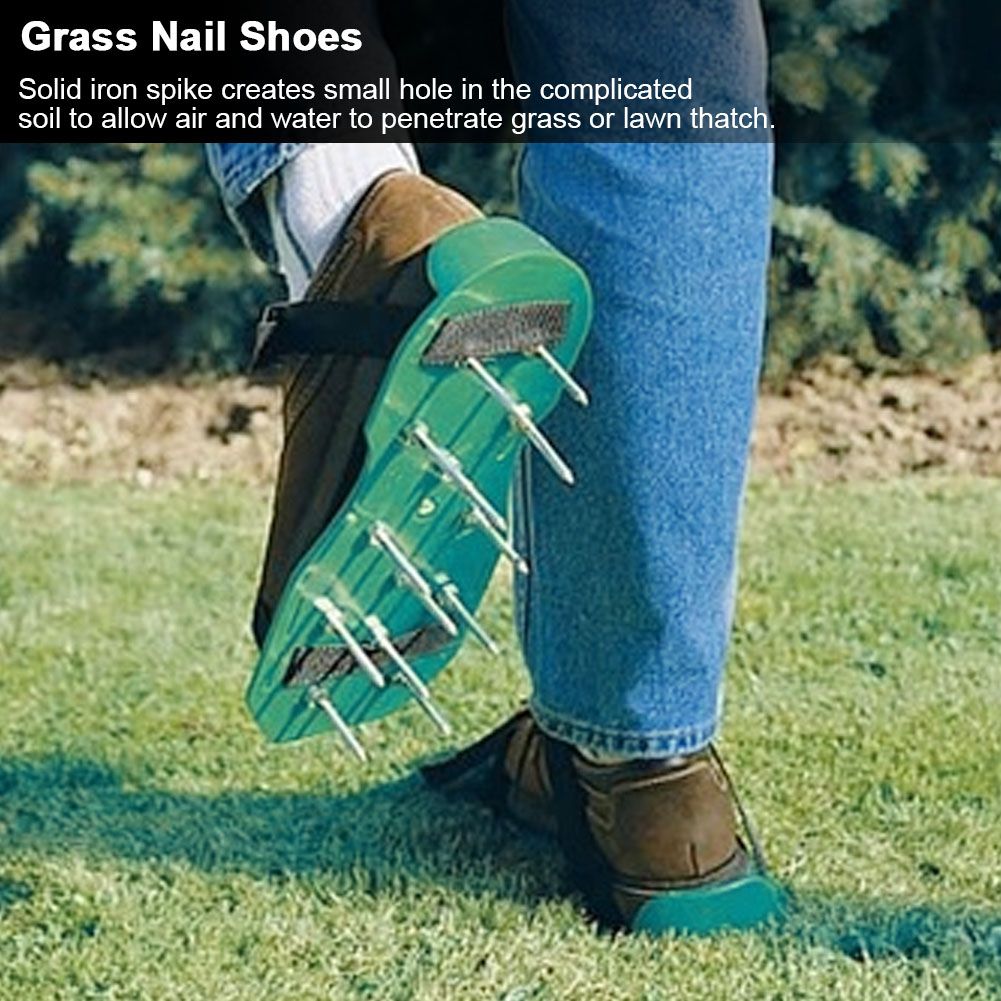 Garden Yard Lawn Aerator Shoes Grassplot Aerating Soil Spike Sandals view 8