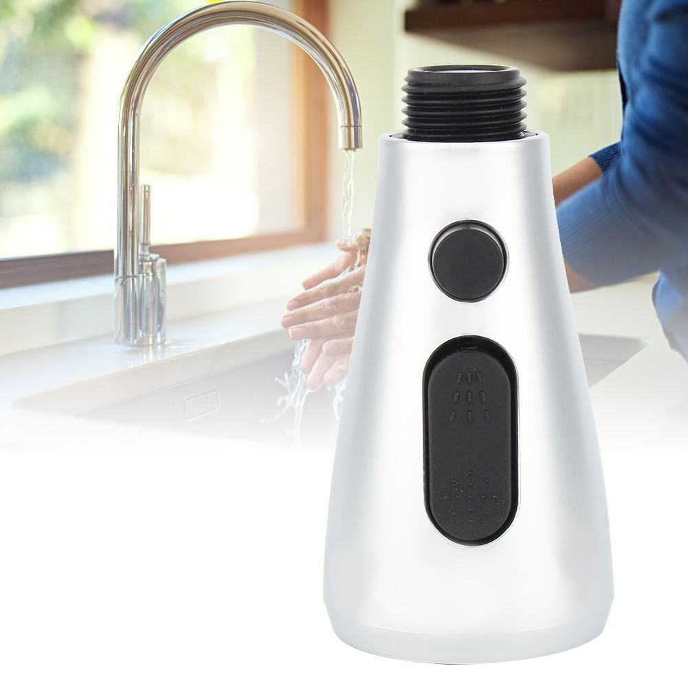 G1/2" Home Kitchen Sink Pull out Water Faucet Spray Head Nozzle Spout view 3