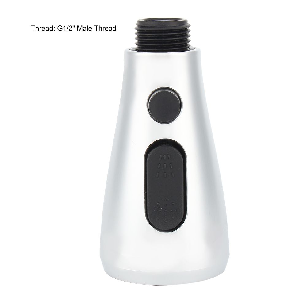 G1/2" Home Kitchen Sink Pull out Water Faucet Spray Head Nozzle Spout view 8
