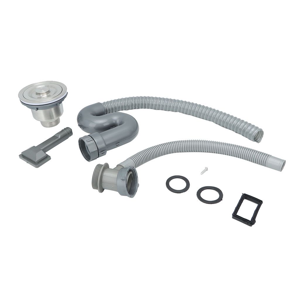 Stainless Steel Home Bathroom Basin Single Water Drain Drainer Draining Water Tool view 2