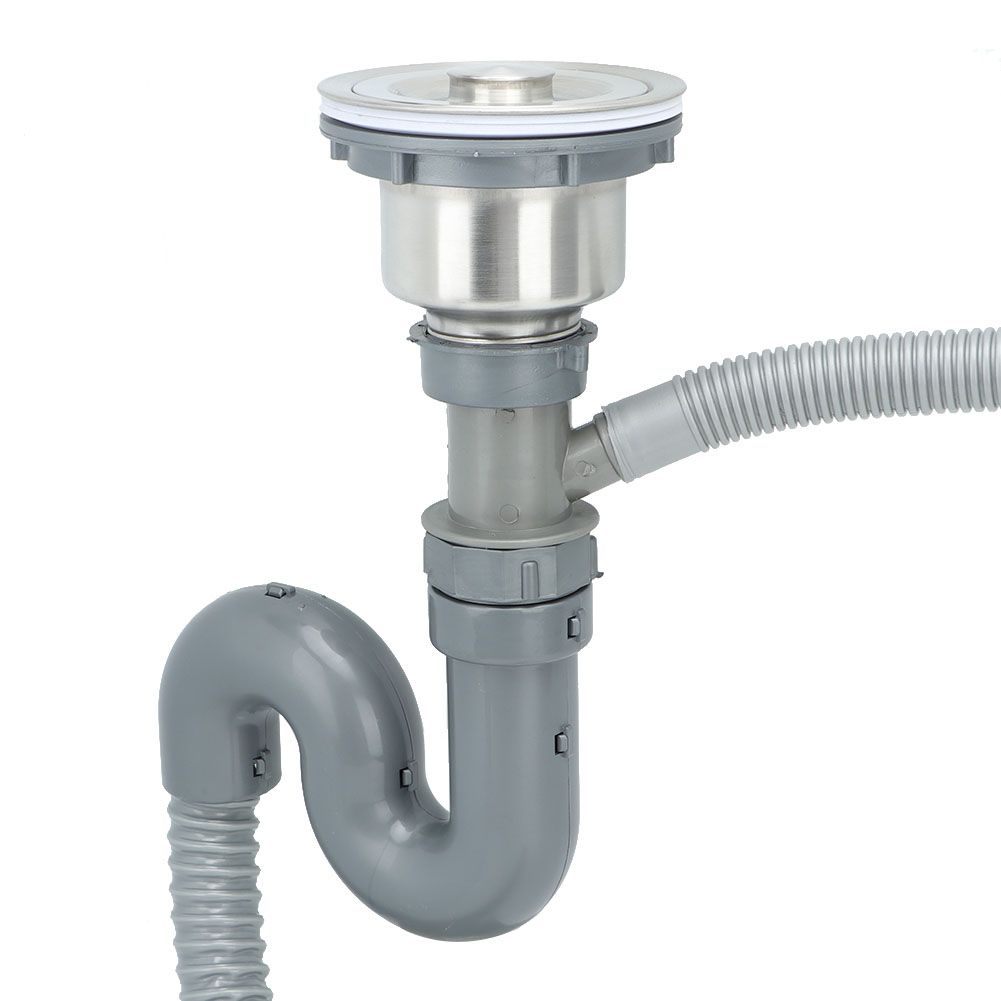 Stainless Steel Home Bathroom Basin Single Water Drain Drainer Draining Water Tool view 8