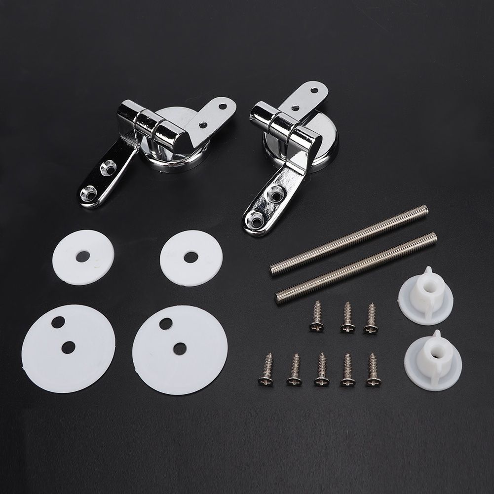 Toilet Lid Fixings Toilet Hinges Repair Replacement Kit Tools Set view 3