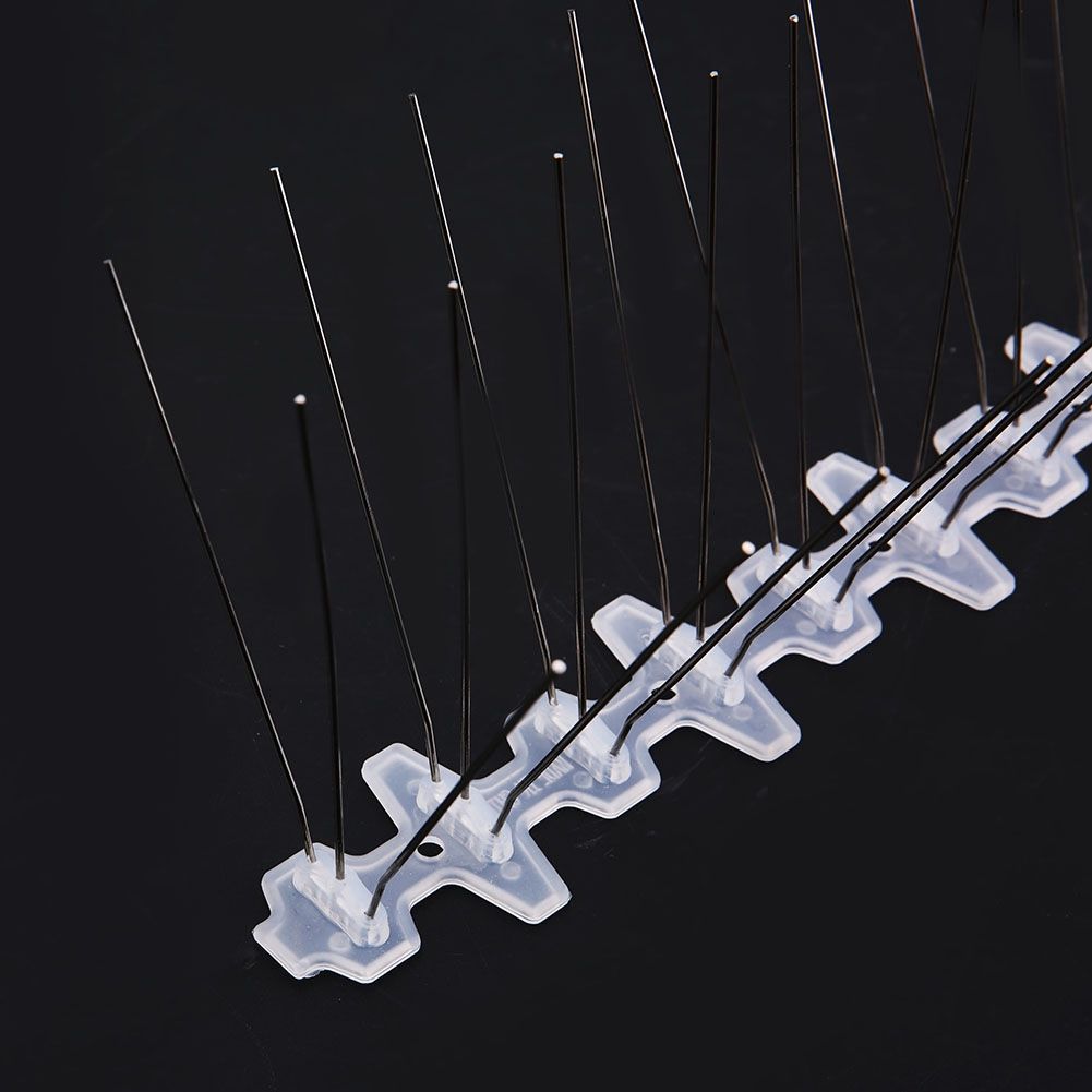 10Pcs 30cm Stainless Steel Anti Bird Spike Outdoor Bird Repellent Bird Spikes Tool view 9