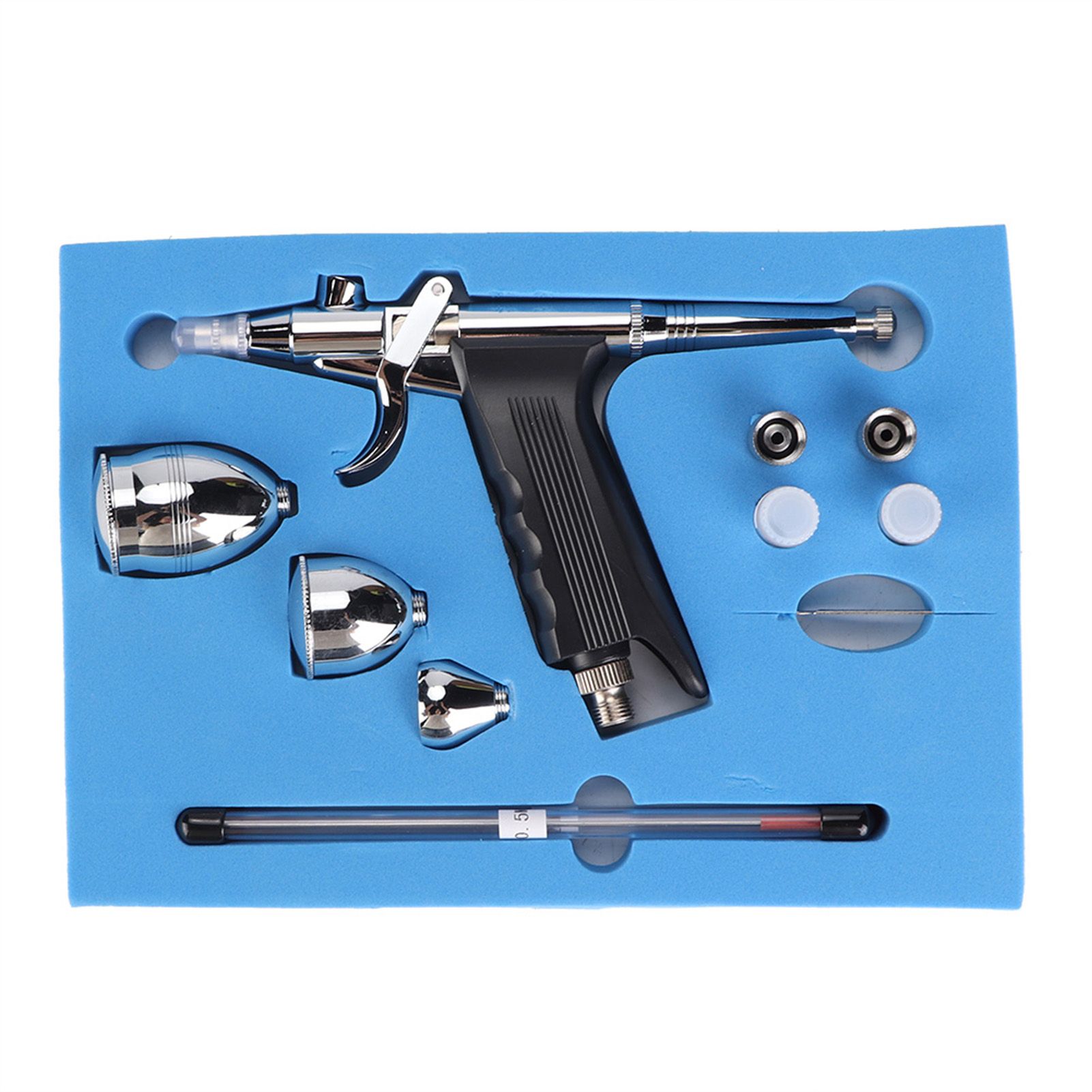 Dual Action Airbrush Compressor Kit Craft Cake Paint Art Sprayer Set Tools