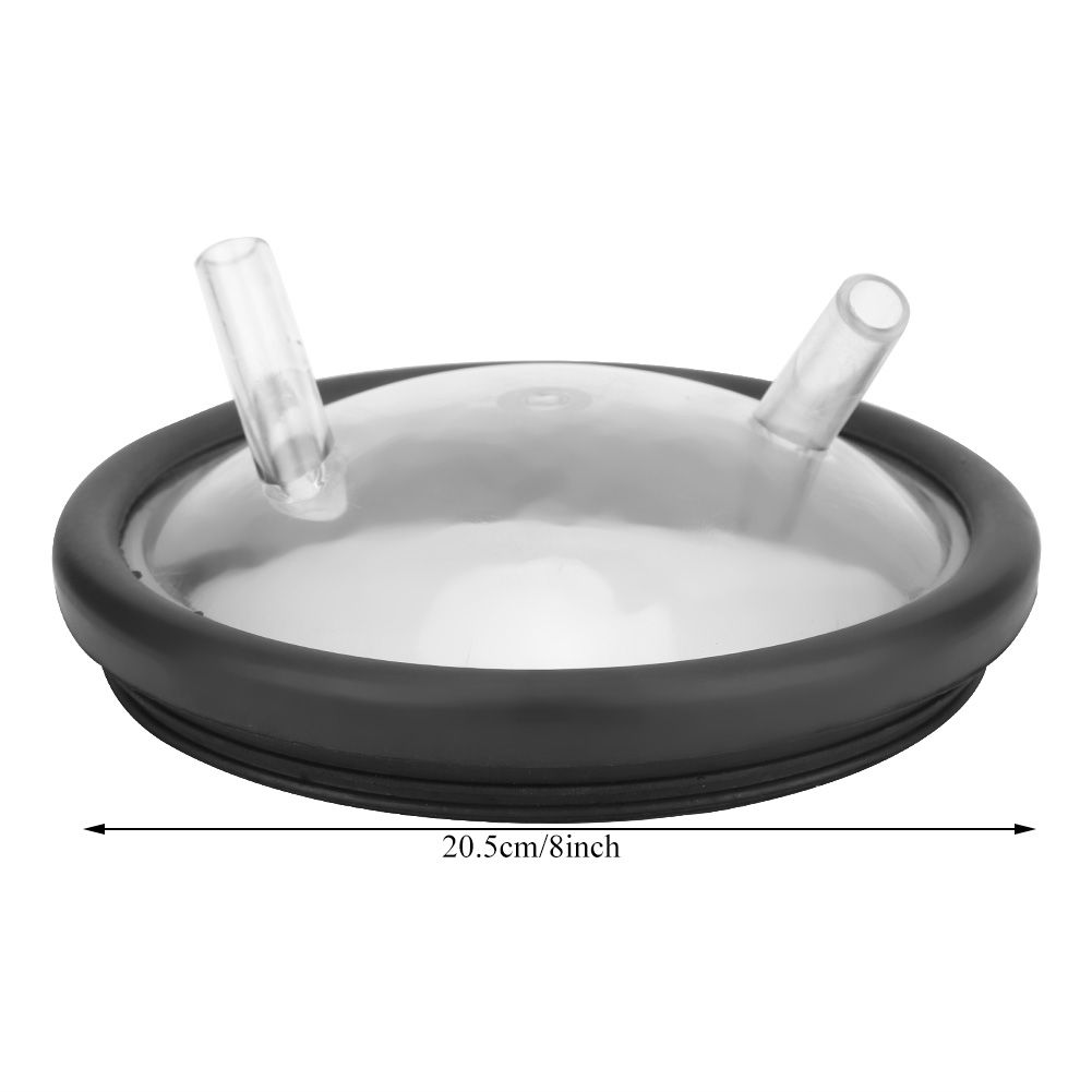 Plastic Transparent Milk Bucket Lid And Gasket For Milking Machine Two Open Lid view 9