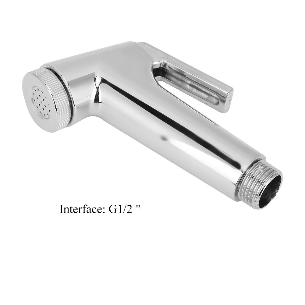 ABS Durable Electroplate Handheld Toilet Bidet Sprayer Bathroom Shower Head Nozzle view 9