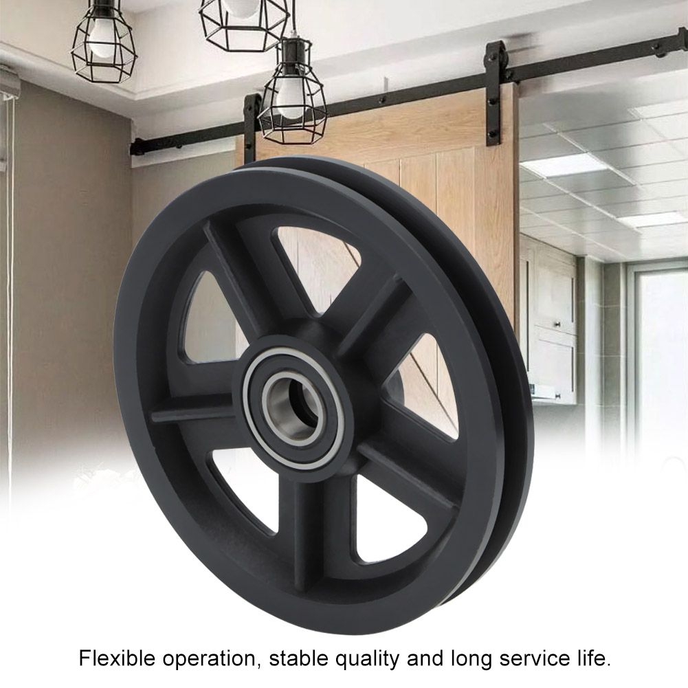Household Sliding Door Pulley Sliding Barn Door Hardware Roller Hanger Kit view 7