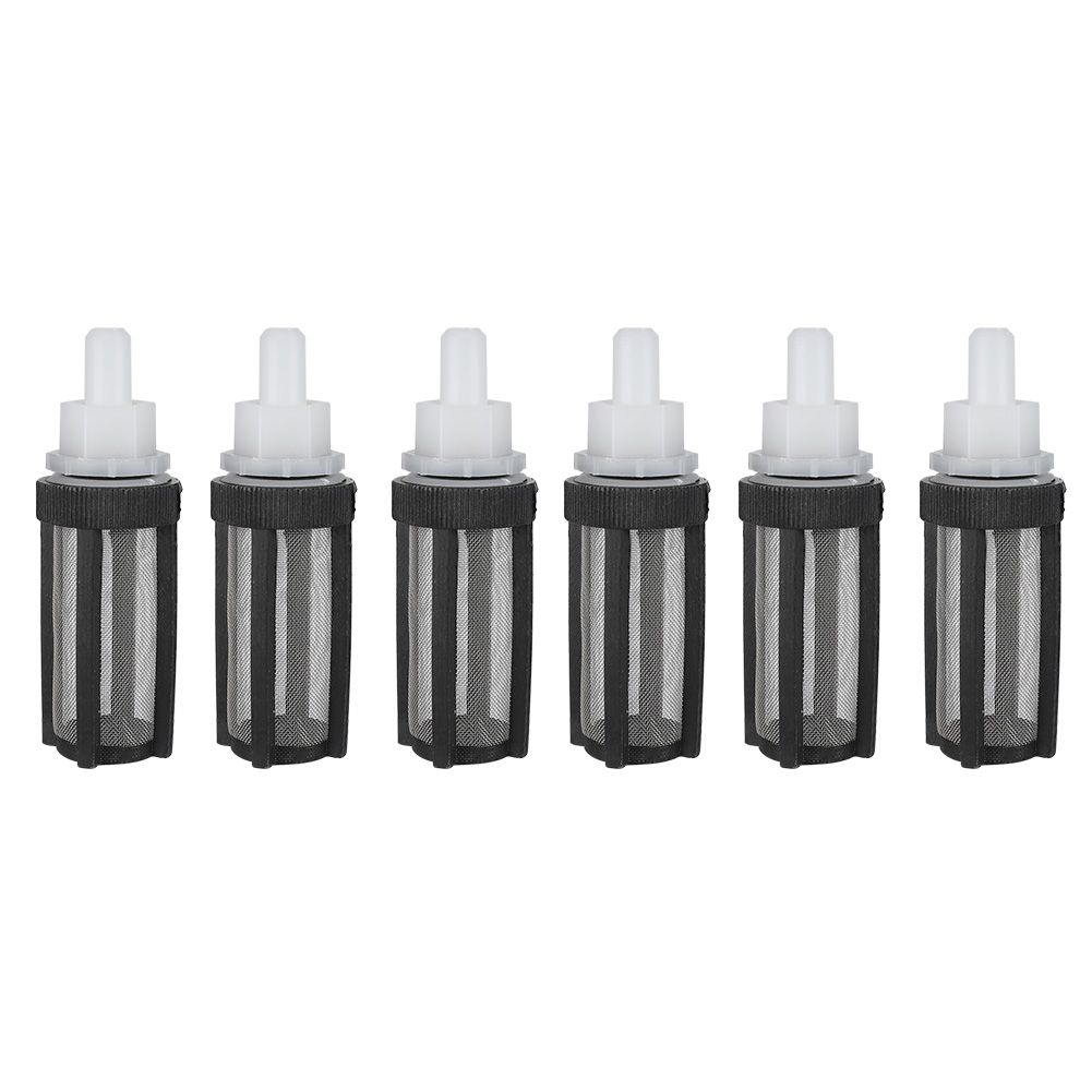 6pcs Water Inlet Micro Pump Filter Connector 8mm with Stainless Steel Net view 2