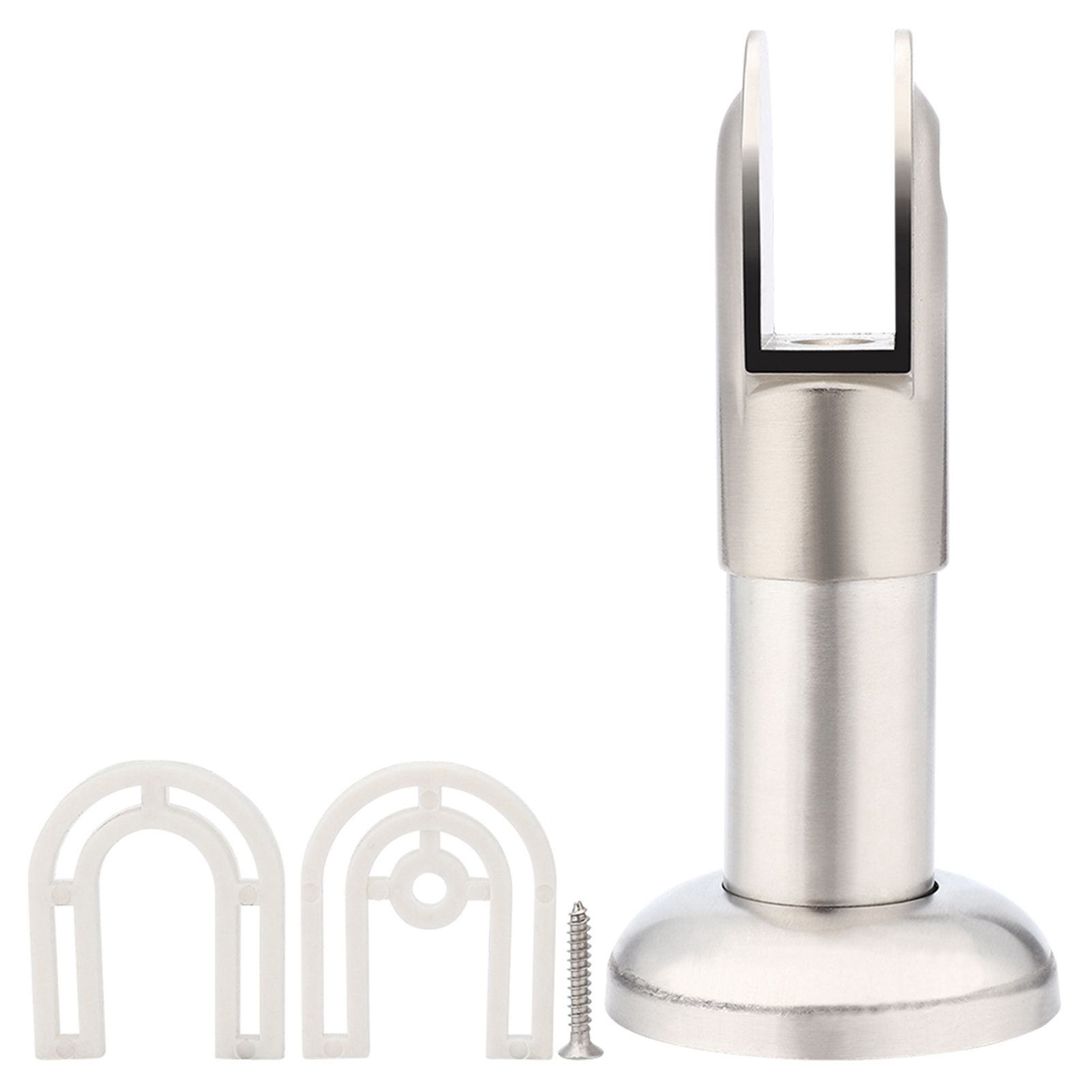 Stainless Steel Toilet Bathroom Partition Hardware Accessories Bracing Foot view 2