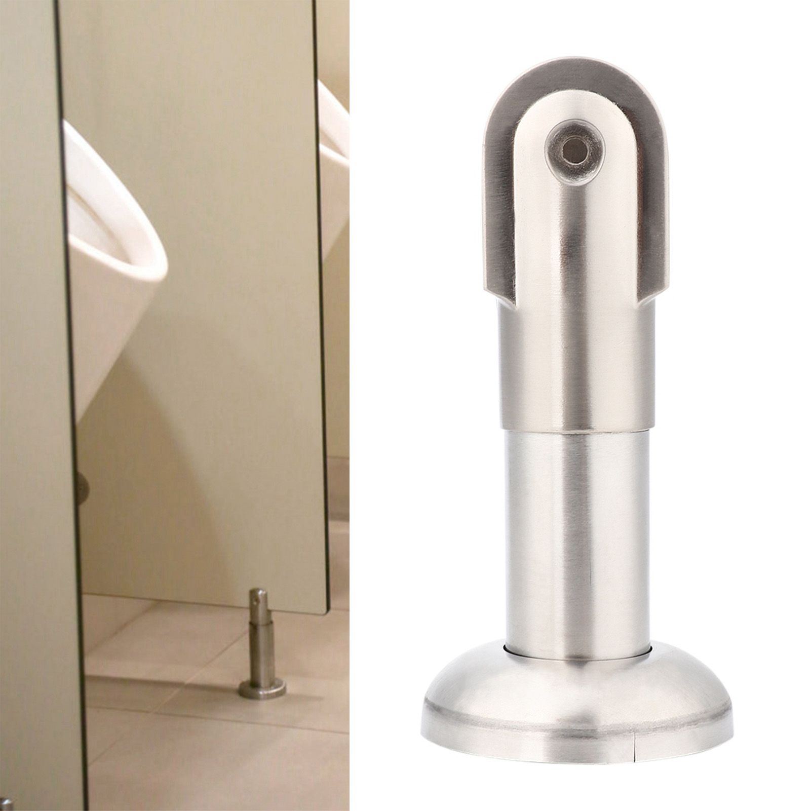 Stainless Steel Toilet Bathroom Partition Hardware Accessories Bracing Foot view 11