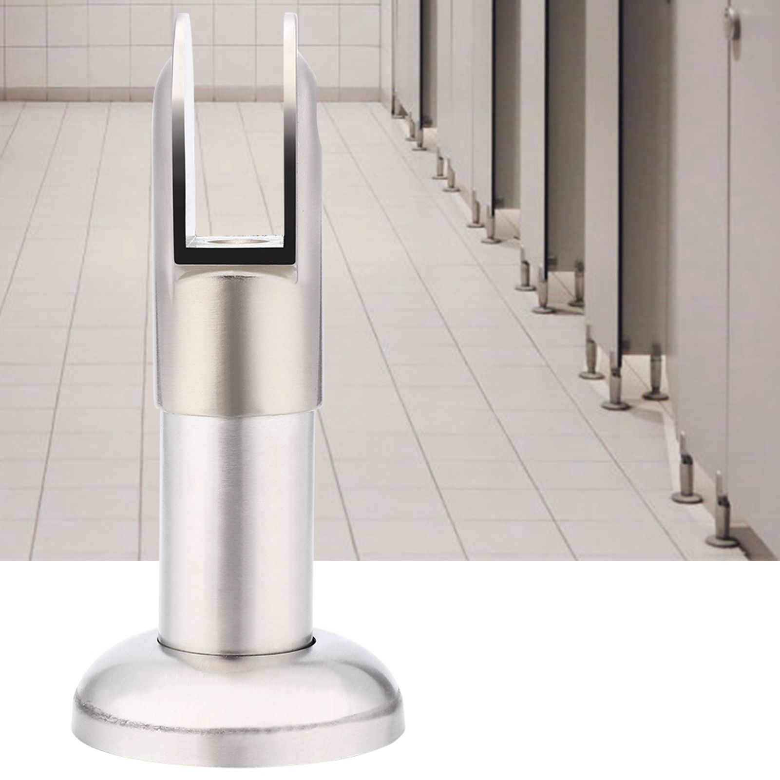 Stainless Steel Toilet Bathroom Partition Hardware Accessories Bracing Foot view 12