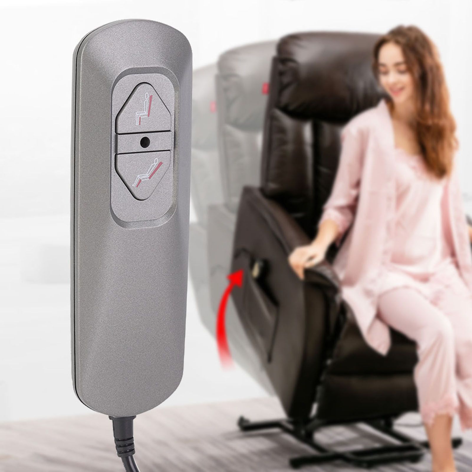 Electric Recliner Chair Sofa Lifting 2 Button Hand Switch Controller 5V view 4