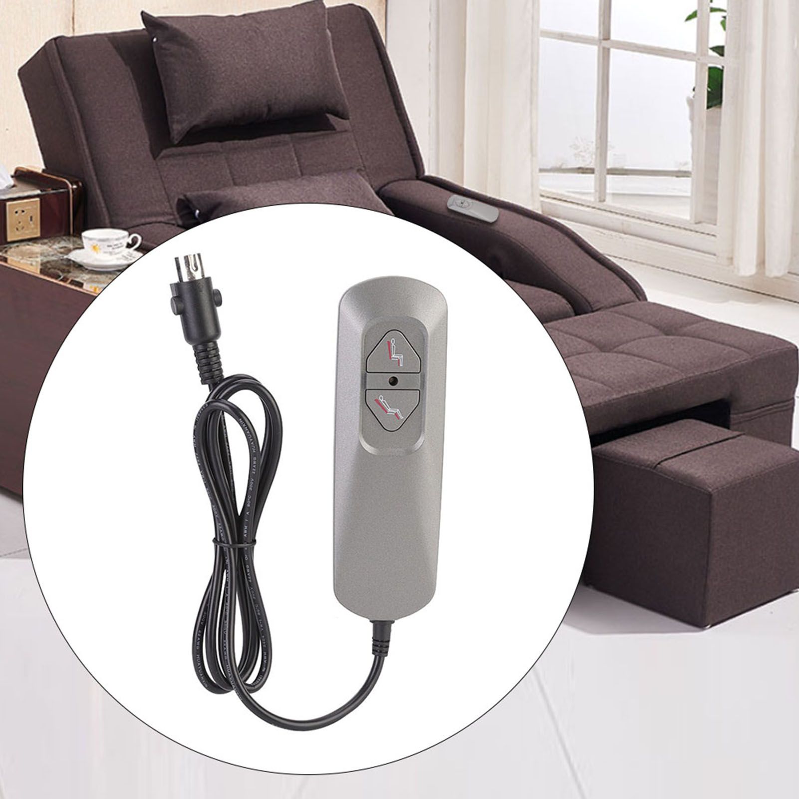 Electric Recliner Chair Sofa Lifting 2 Button Hand Switch Controller 5V view 5
