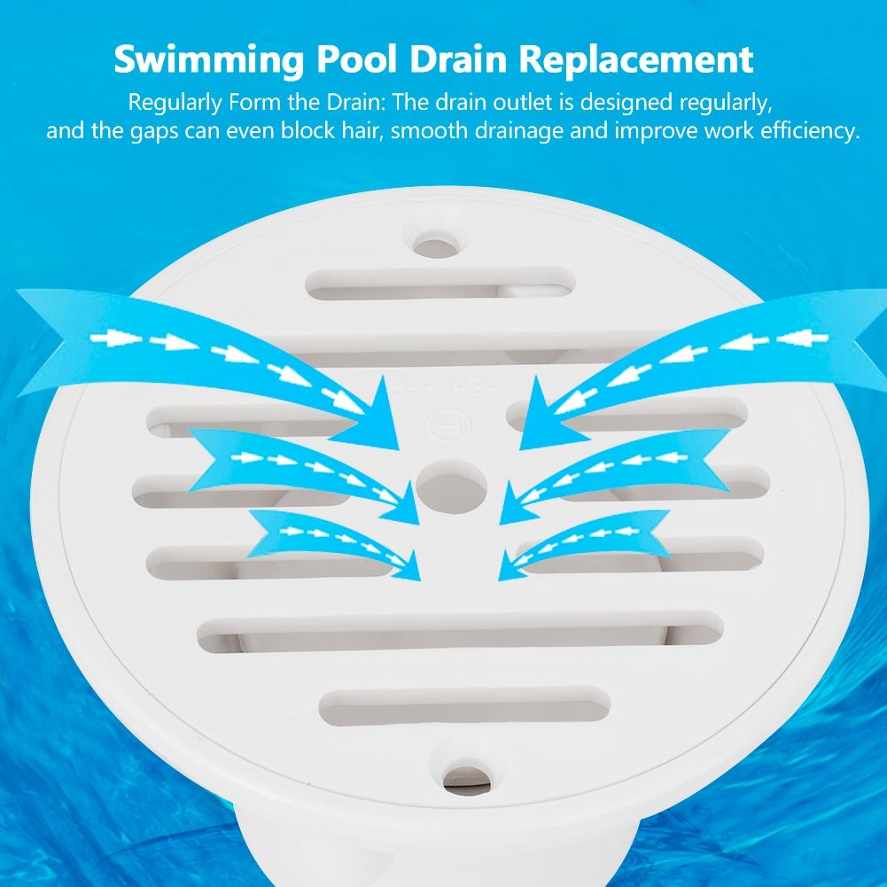 PVC Adjustable Flow Swimming Pool Drain Outlet Inlet Draining Accessory view 9