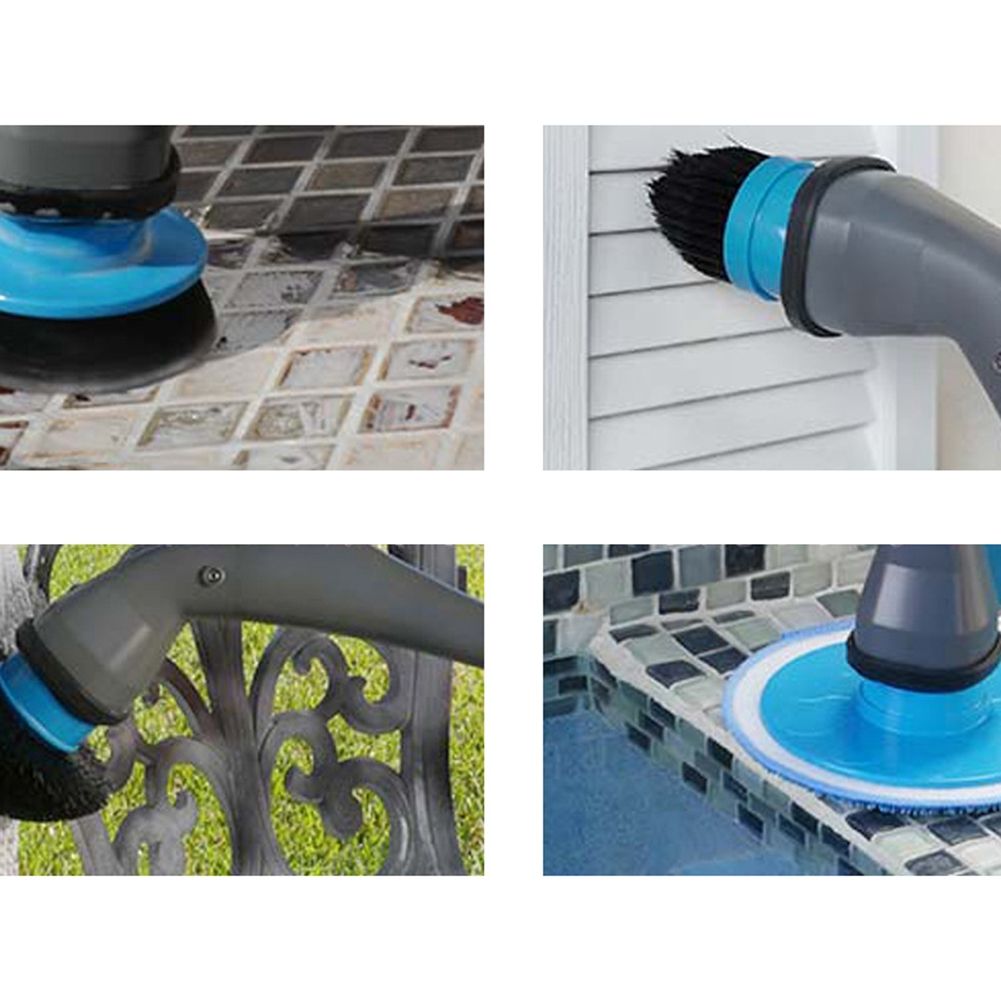 Electric Strong Power Scrubber Brush Rechargeable Handheld Cleaning Tool view 3