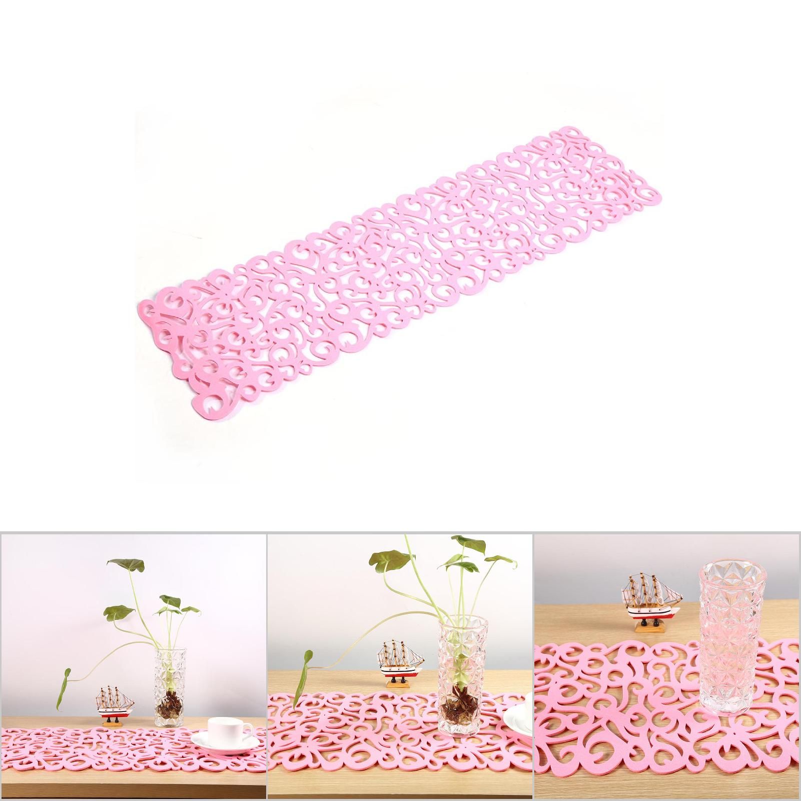 Rectangle Shape Felt Tablecloth Runner Placemats Table Mats Household view 5
