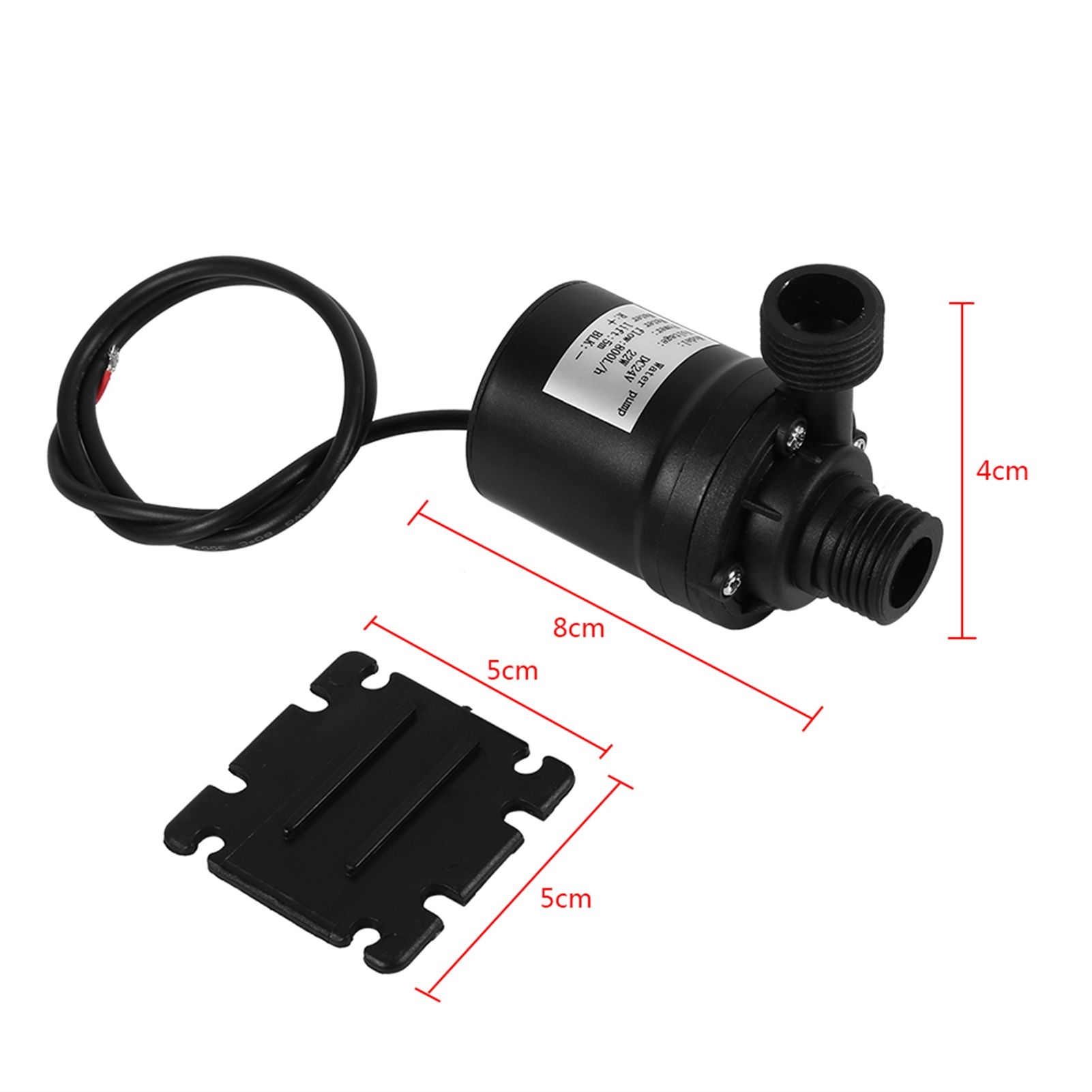 DC 24V Hot Water Circulation Pump Solar Energy Brushless Motor Aquarium view 9
