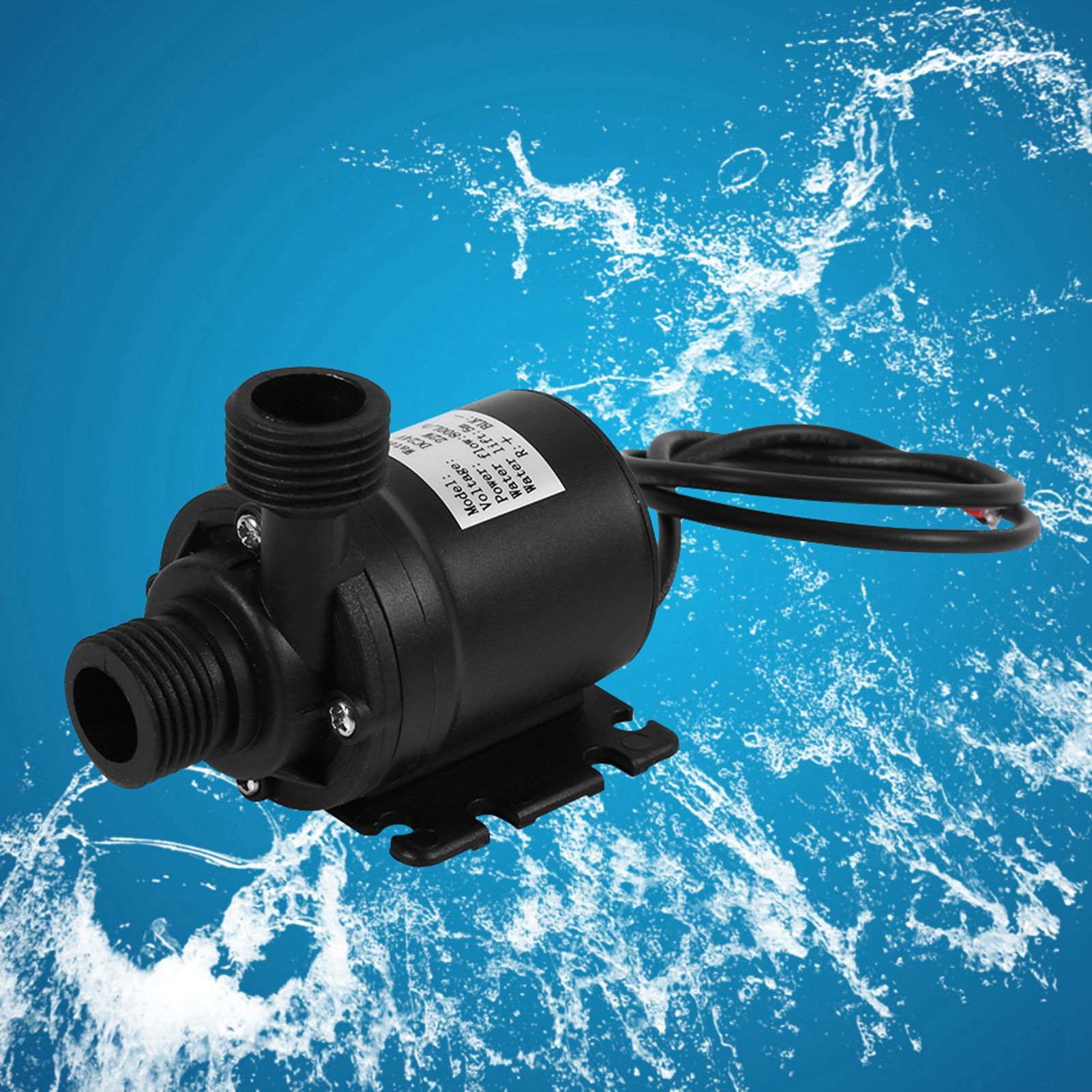 DC 24V Hot Water Circulation Pump Solar Energy Brushless Motor Aquarium view 11