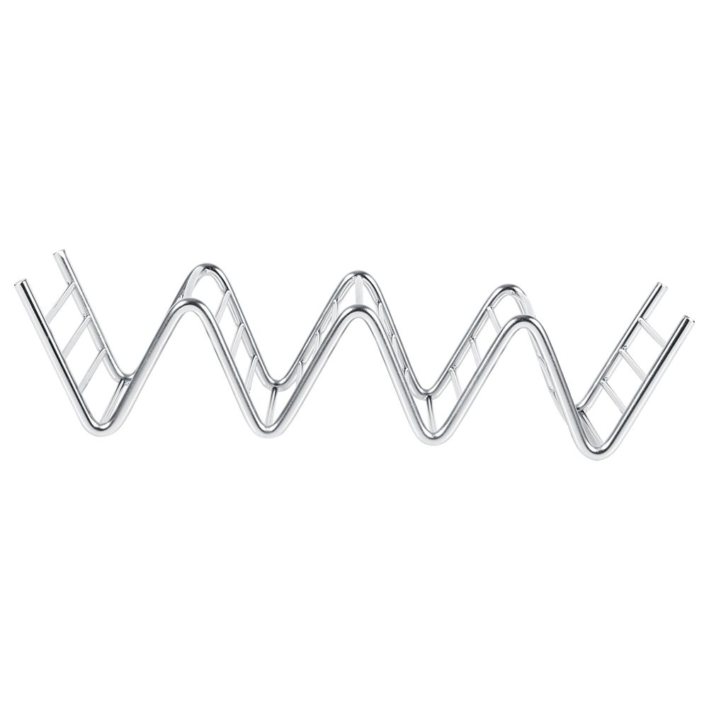 1Pc Practical Taco Holder 4 Wave Shape Stainless Steel Food Rack Hard Shells view 3