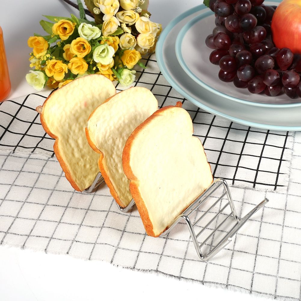 1Pc Practical Taco Holder 4 Wave Shape Stainless Steel Food Rack Hard Shells view 6