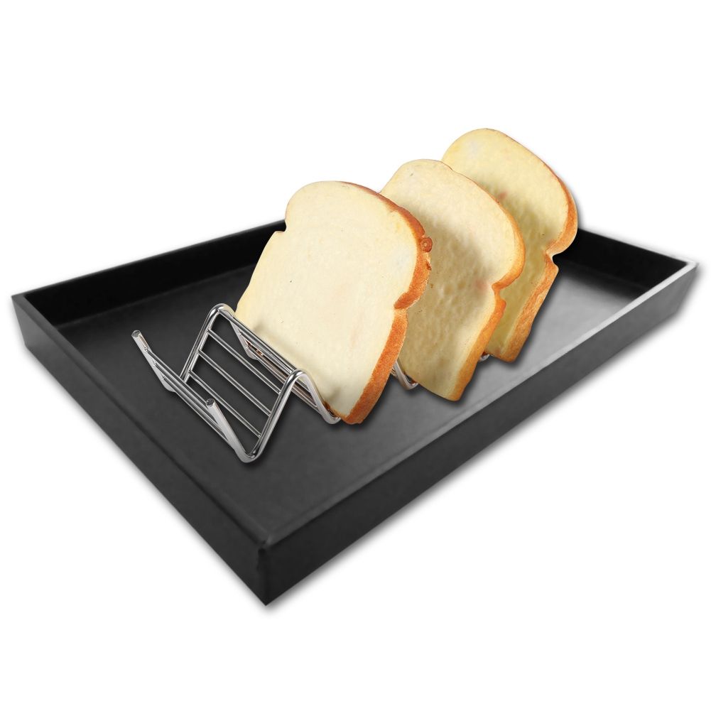 1Pc Practical Taco Holder 4 Wave Shape Stainless Steel Food Rack Hard Shells view 8