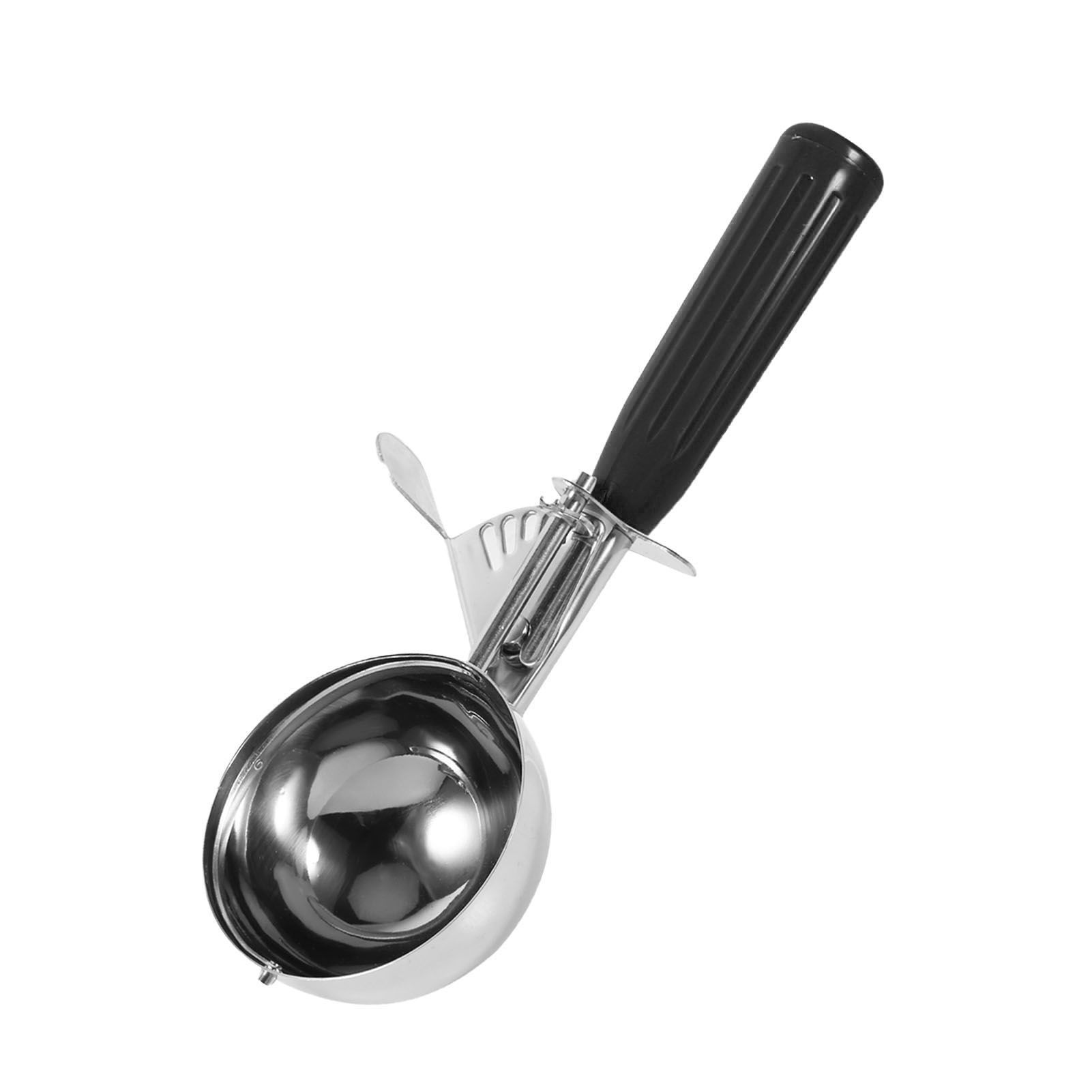 Practical Stainless Steel Fruit Ice Cream Scoop Spoon with Plastic Handle view 3