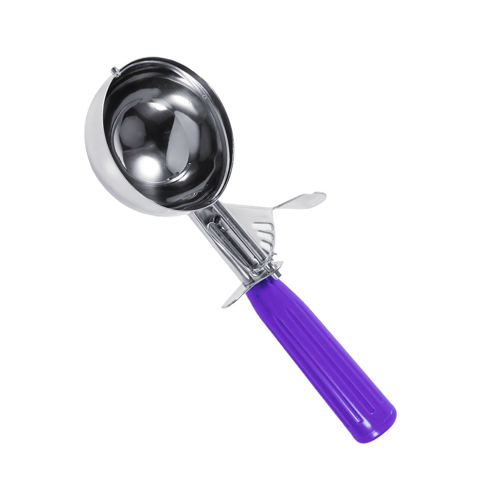 Practical Stainless Steel Fruit Ice Cream Scoop Spoon with Plastic Handle