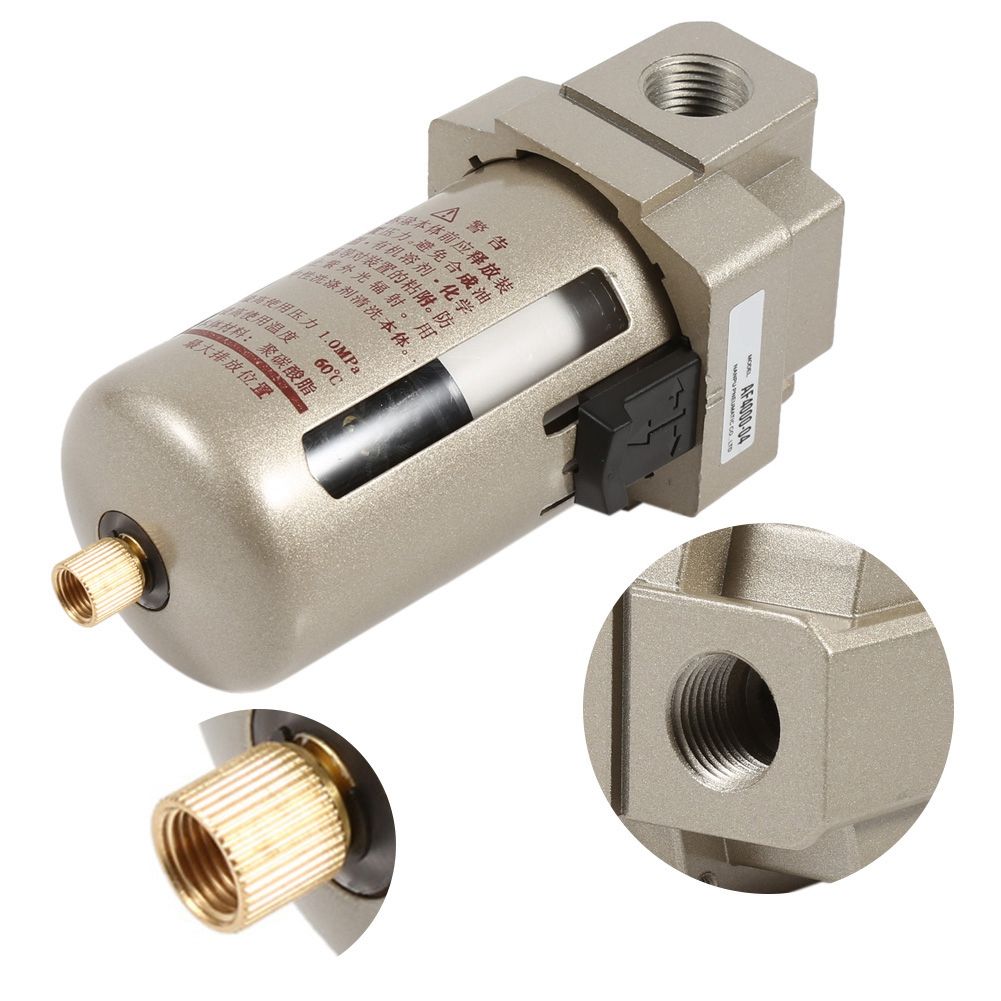 1Pc Durable 1/2'' Air Filter Compressor Water Moisture Trap Separator view 12