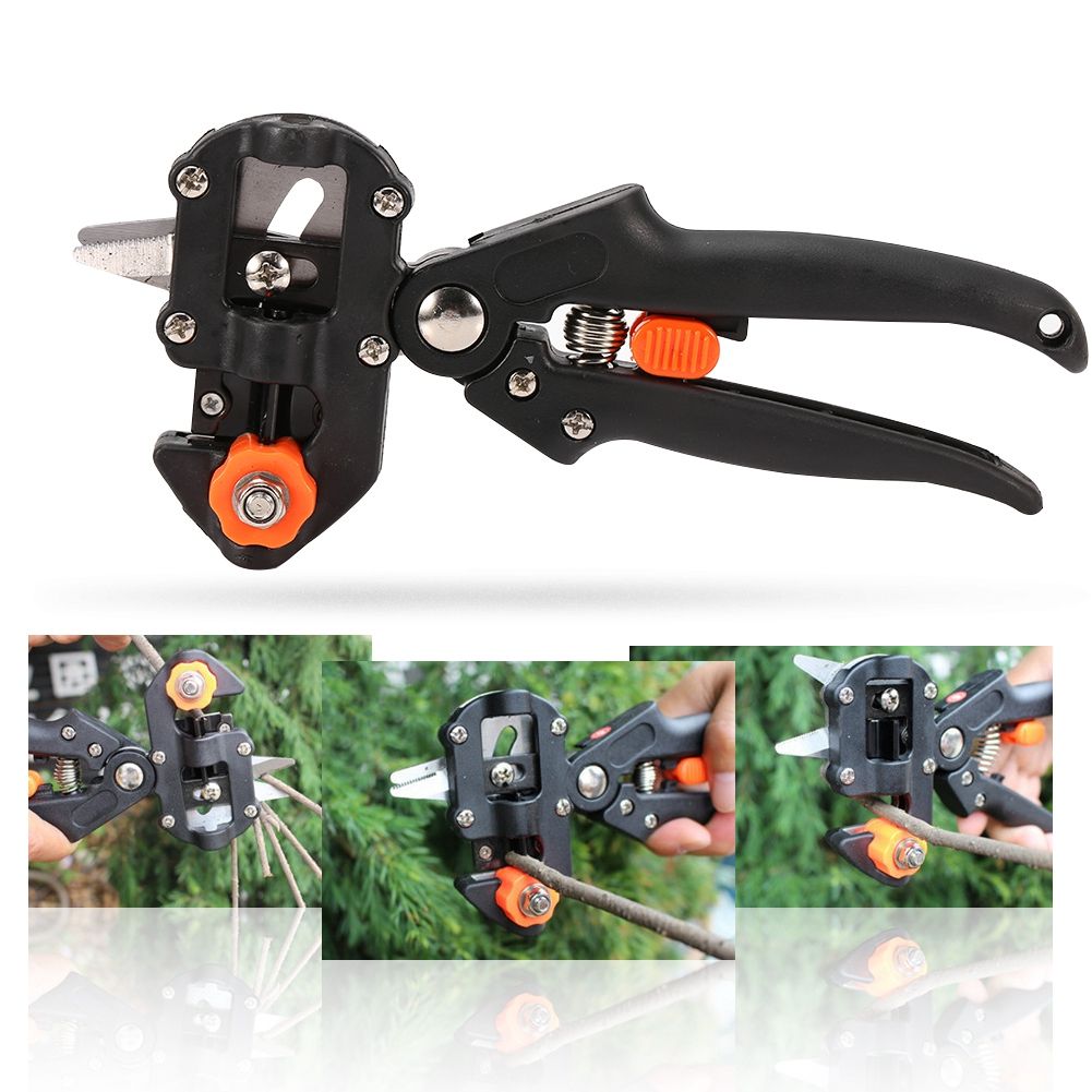 Stainless Steel Professional Tree Pruning Shears Scissor Grafting Cutting Tool view 9