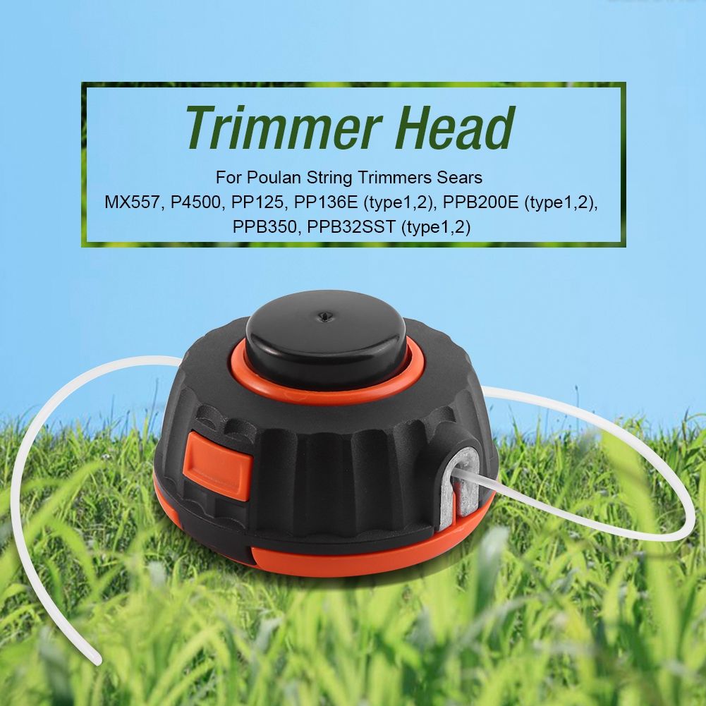 Nylon Trimmer Head Fits for Poulan String Trimmers MX557 P4500 PP125 PP136E view 11