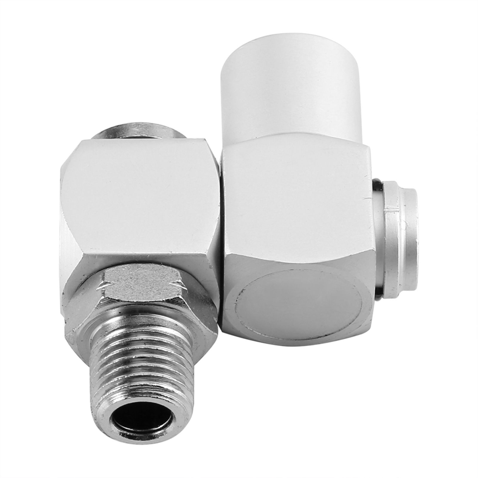 4pcs/Set Aluminum 1/4" Universal 360 Swivel Air Hose Connector Adapter Tool view 5