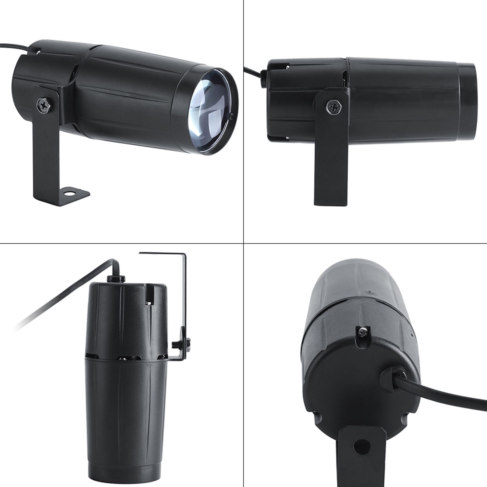 3W LED Beam Spotlight Stage Disco Pub Party Light Effect Pinspot Lights ~ view 6