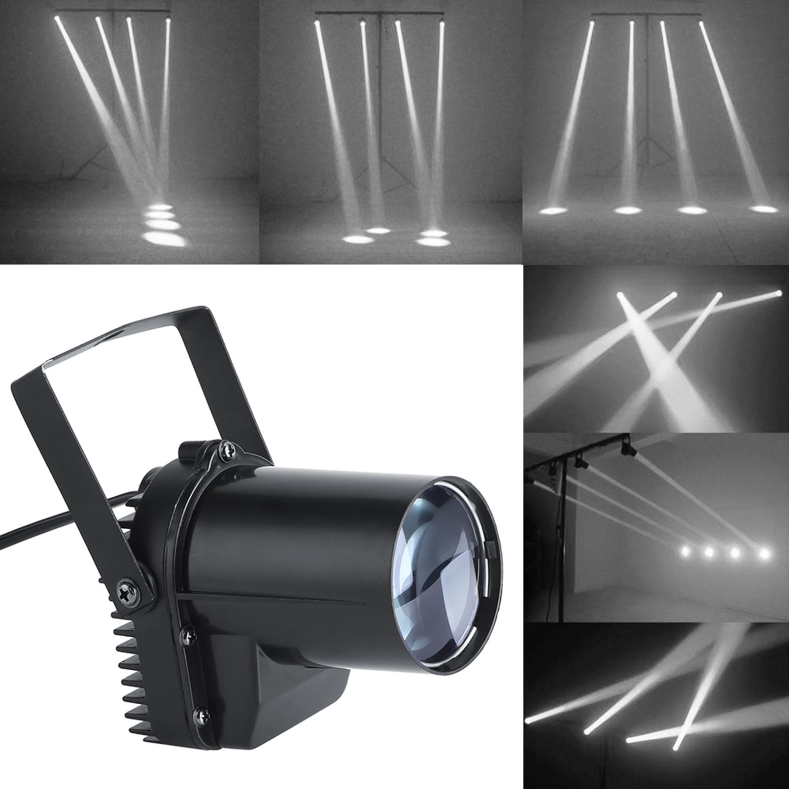 5W LED Beam Spotlight Party Stage Disco Pub Festival Effect Pinspot Lights view 5